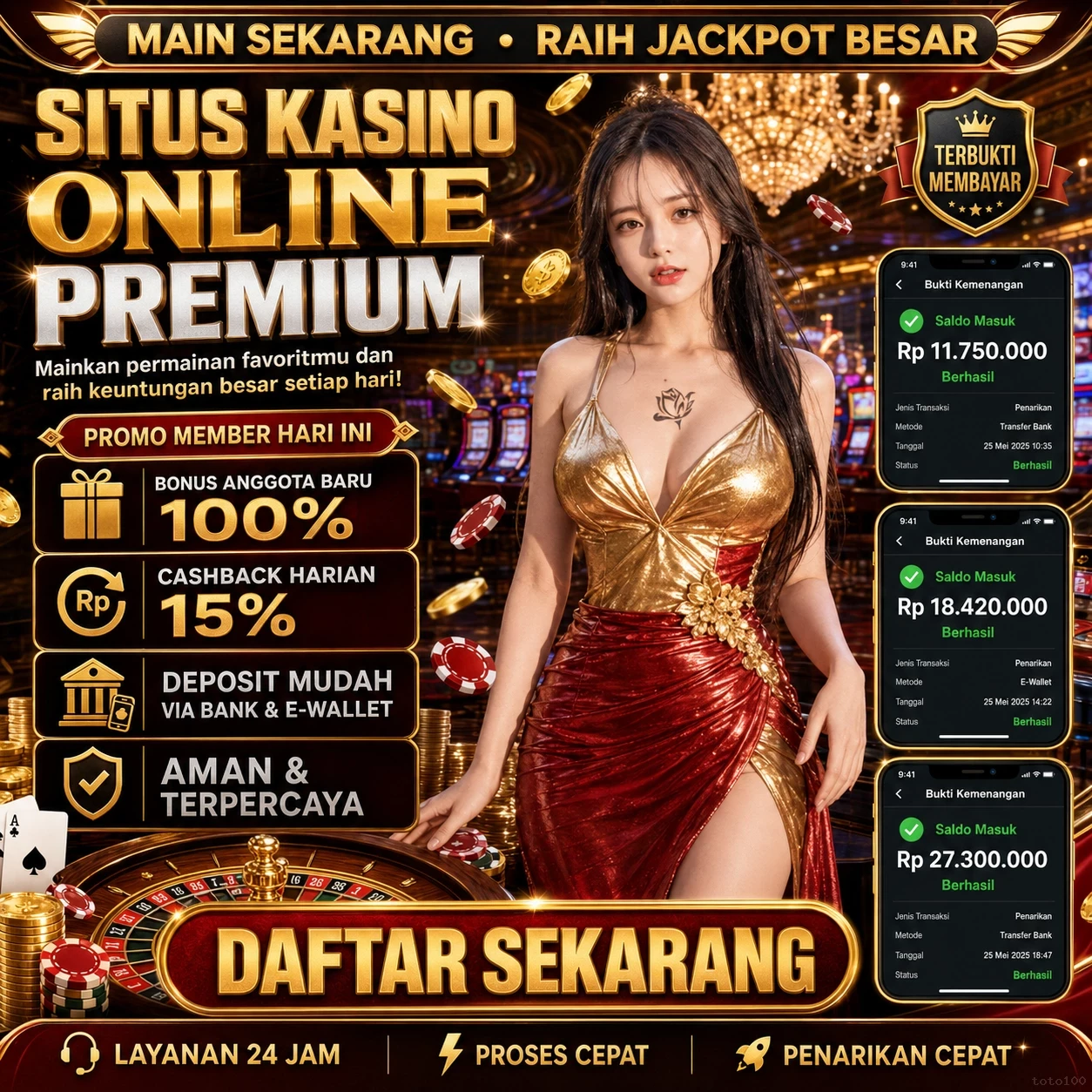 Fitur Garansi Kendala 100% screenshot